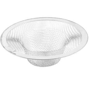 Stainless Steel Mesh Sink Strainer for Washroom Bathroom 4.4 Inch Dia